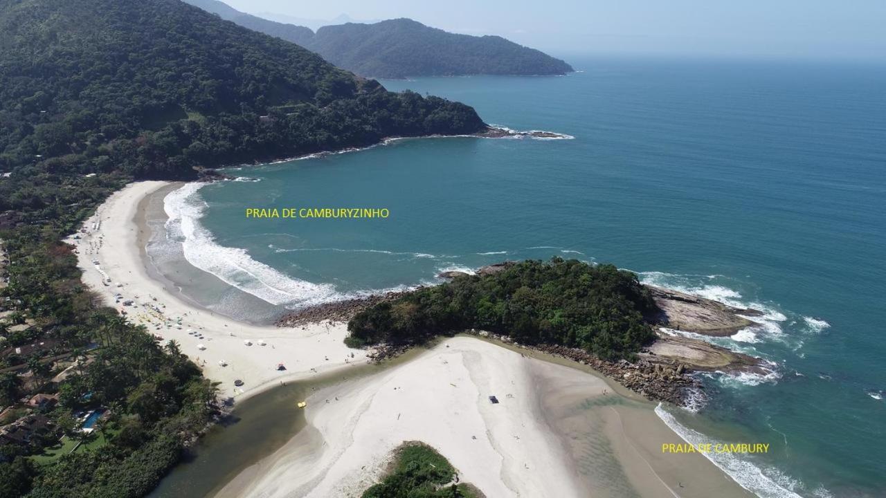 Vista Magica Na Praia De Camburizinho A 상세바스티앙 외부 사진